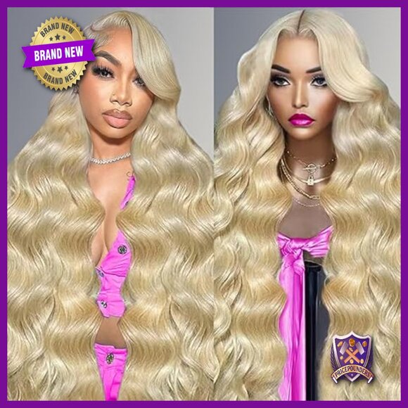 30 Inch Human Hair Lace Front Wig Body Wave 200 Density Pre Plucked main image 6